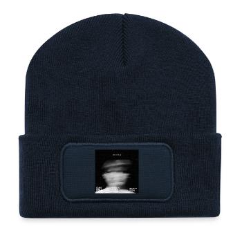 Fais-le. Motivationwear - Beanie recyclé à patch - bleu marine - Devant