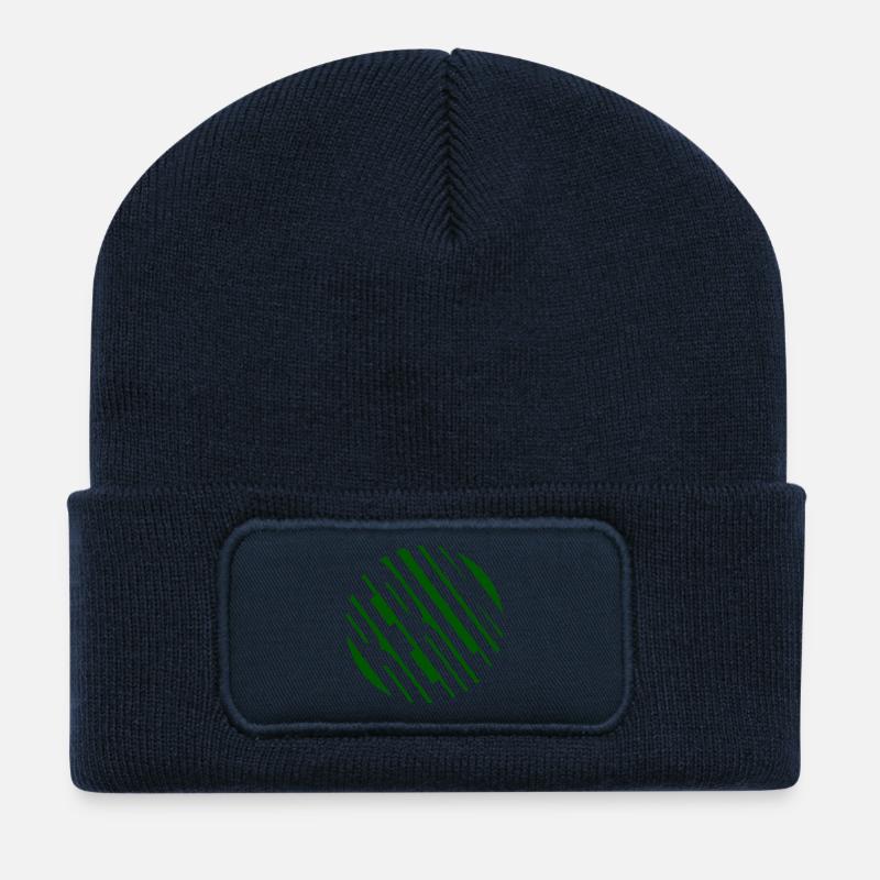 Green Berlin - Recycled Patch Beanie - french navy