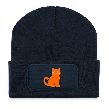 Cats Bride - Beanie recyclé à patch - bleu marine - Devant
