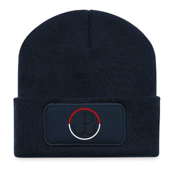 Kotwica, Polen - Recycelte Patch Beanie - French Navy - Vorne