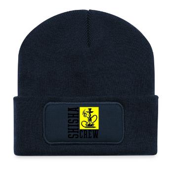 Équipe Shisha - Beanie recyclé à patch - bleu marine - Devant