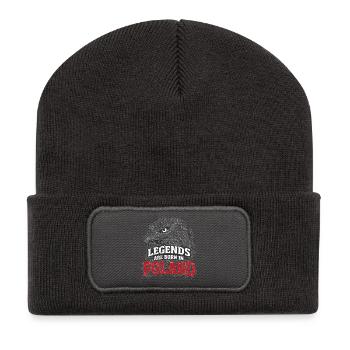 Poland Legend: White Eagle – Pride & Tradition - Recycled Patch Beanie - dark grey - Front
