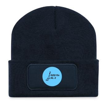 Buoy North Sea Sailing Baltic Sea Maritime - Recycled Patch Beanie - french navy - Front