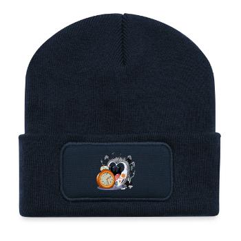 Sleepless watch monster - Recycled Patch Beanie - french navy - Front