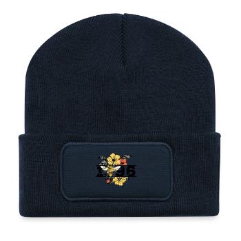Millésime 1996 - Beanie recyclé à patch - bleu marine - Devant