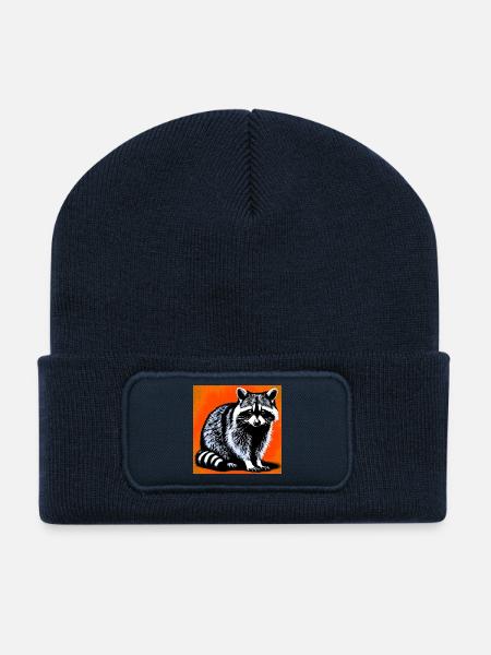 Raccoon - Recycled Patch Beanie - french navy