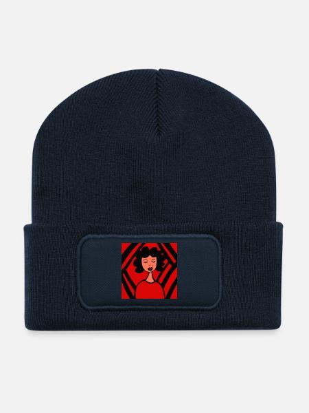 Bez_nazwy_58_202604182355_04210 - Beanie recyclé à patch - bleu marine