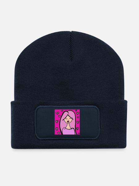 Bez_nazwy_55_202604180043_45535 - Beanie recyclé à patch - bleu marine