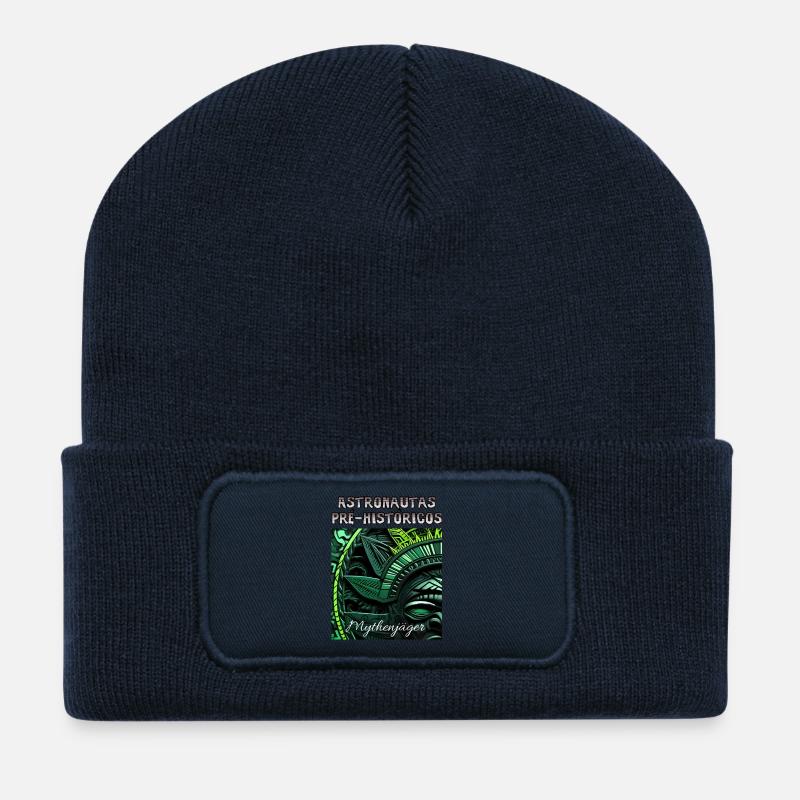 Mythenjäger - Recycelte Patch Beanie - French Navy