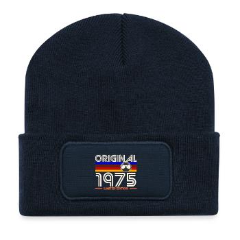 Original 1975 Édition Limitée - Beanie recyclé à patch - bleu marine - Devant
