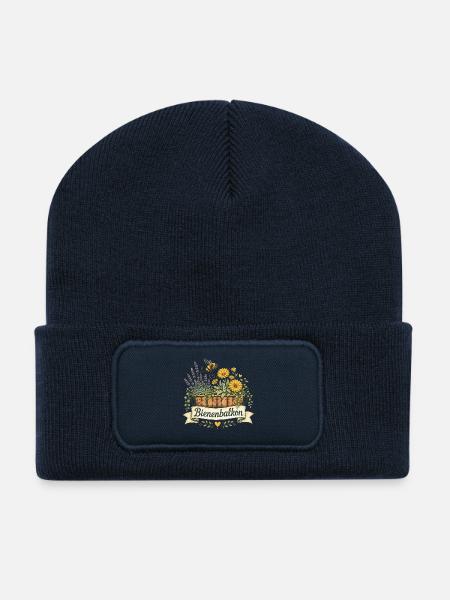 Bienenbalkon - Recycelte Patch Beanie - French Navy