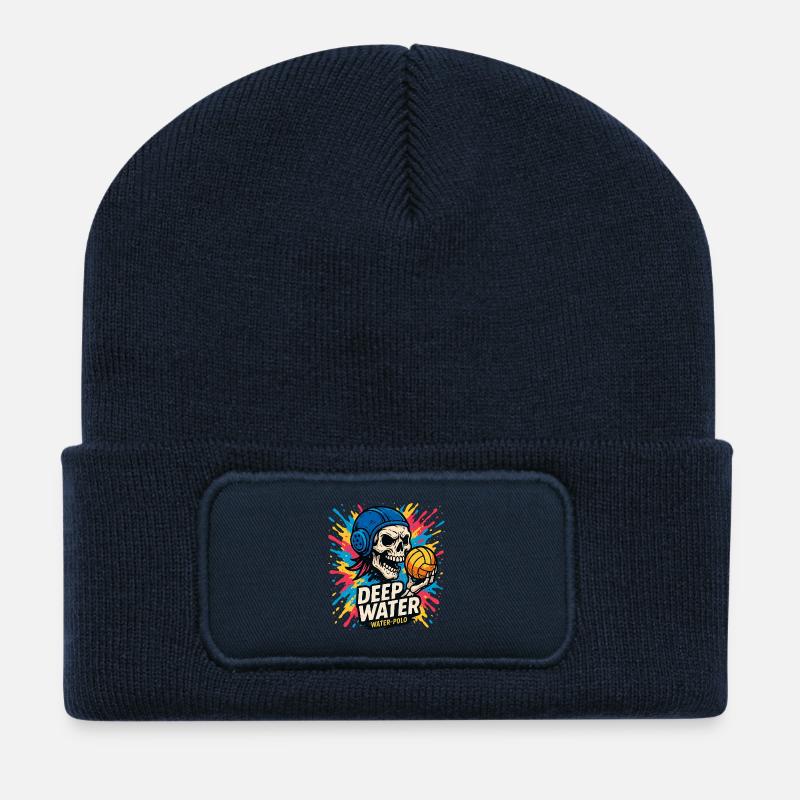 Crane DEEPWATER Wasserball - Recycelte Patch Beanie - French Navy