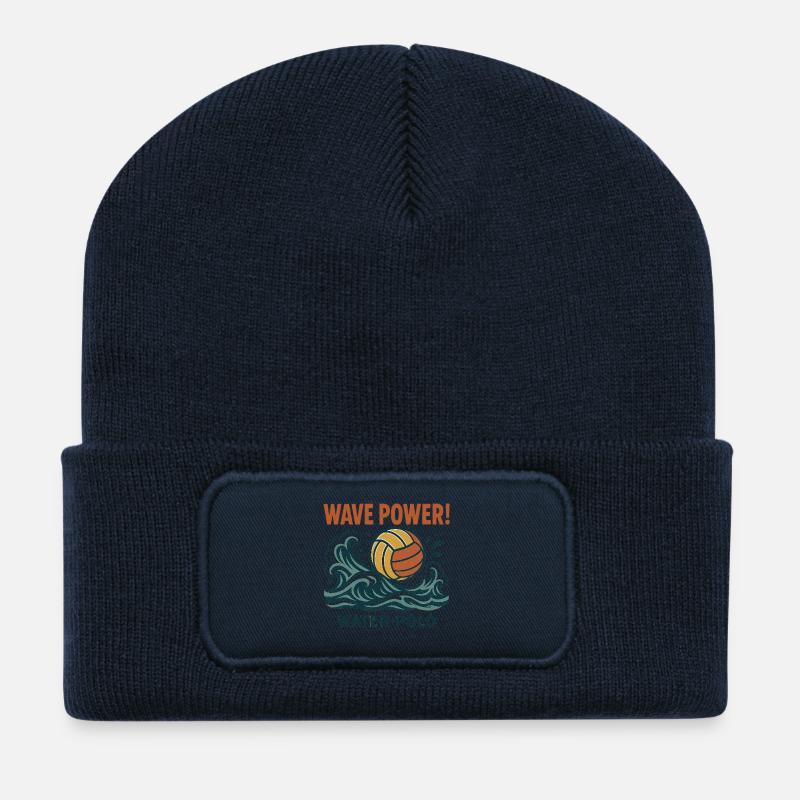 Wave Power Wasserpolo - Recycelte Patch Beanie - French Navy