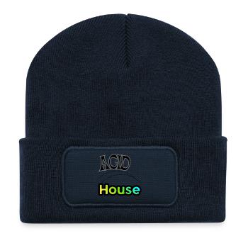 Acid House - Recycled Patch Beanie - french navy - Front