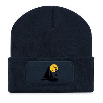 Sail - Recycled Patch Beanie - french navy - Front