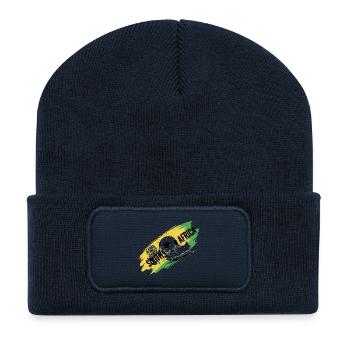 Afrique du Sud Football Maillot South Africa Socce - Beanie recyclé à patch - bleu marine - Devant