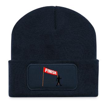 Walking Finish Custom Men - Recycelte Patch Beanie - French Navy - Vorne