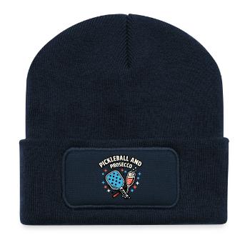 Pickleball Prosecco Fusion - Recycled Patch Beanie - french navy - Front