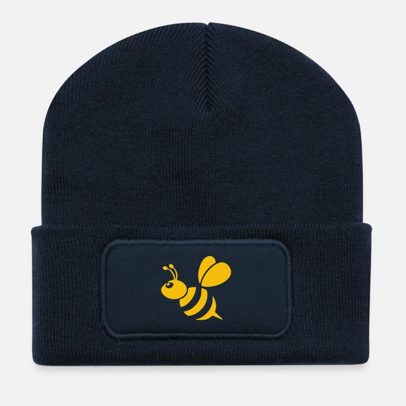 Baker - Recycled Patch Beanie - french navy