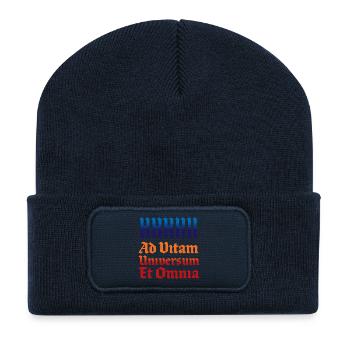 42 - The answer to Life, The Universe & Everything - Recycled Patch Beanie - french navy - Front