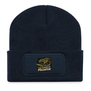 T-shirt Ultimate Predator de la pêche au brochet - Beanie recyclé à patch - bleu marine - Devant