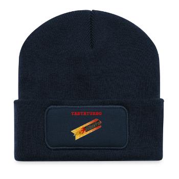 Tasta Turbo Tech Humor - Recycelte Patch Beanie - French Navy - Vorne