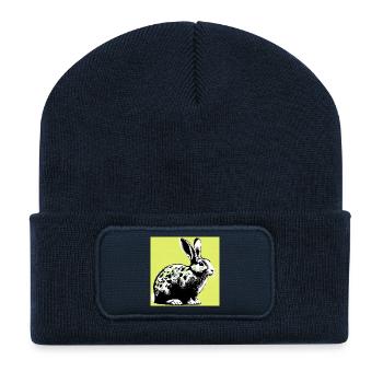 rabbit - Recycled Patch Beanie - french navy - Front