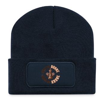 T-shirt Drôle d’échecs Coffee | Idée de cadeau - Beanie recyclé à patch - bleu marine - Devant