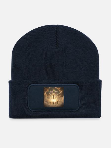 Goid by Bonnie we lost a hero - Recycelte Patch Beanie - French Navy