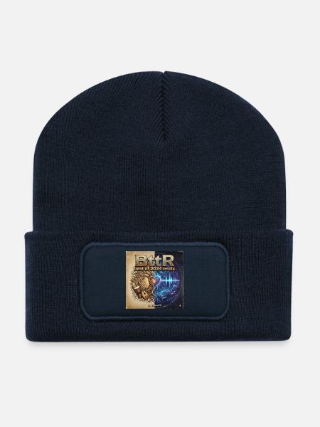 Pochette CD de BttR - Beanie recyclé à patch - bleu marine