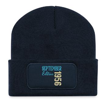 Septembre 1956 - 70e anniversaire - Beanie recyclé à patch - bleu marine - Devant