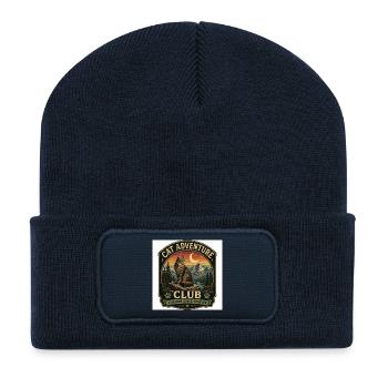 CAT_Adventure - Recycelte Patch Beanie - French Navy - Vorne