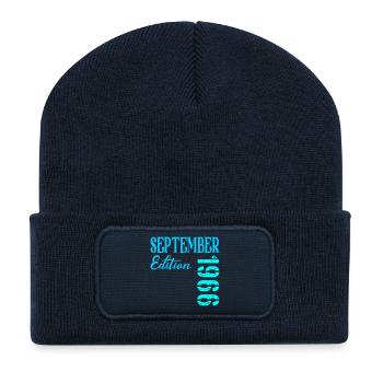Septembre 1966 - 60e anniversaire - Beanie recyclé à patch - bleu marine - Devant
