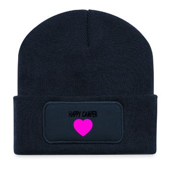 Camper - Recycelte Patch Beanie - French Navy - Vorne