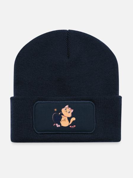 Schulkind 2026  - Recycelte Patch Beanie - French Navy