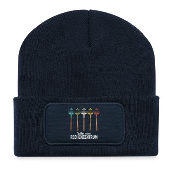 Leiter vom Rechenzentrum Gärtner Gärtnerin Garten - Recycelte Patch Beanie - French Navy - Vorne