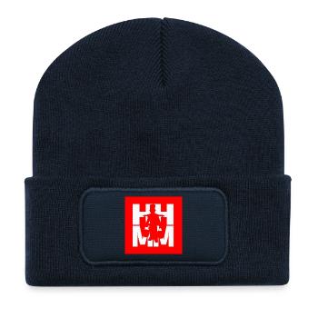 Hamburger Original mit Wasserträger Hummel Hummel - Recycelte Patch Beanie - French Navy - Vorne