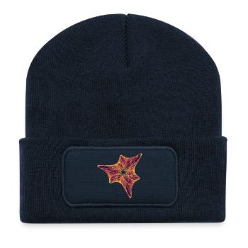 Starflame - Chaos Art - Beanie recyclé à patch - bleu marine - Devant