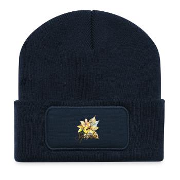 September - Recycled Patch Beanie - french navy - Front