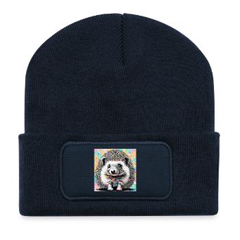 hedgehog - Recycled Patch Beanie - french navy - Front