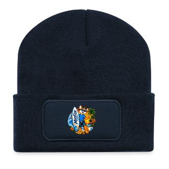 33_Miofox_Surfer4 - Recycled Patch Beanie - french navy - Front