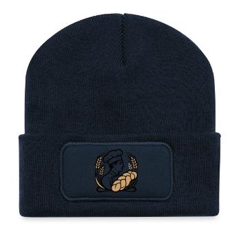 Baecker Hefezopf Logo - Recycled Patch Beanie - french navy - Front