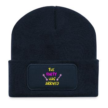 THE PARTY HAS ARRIVED, CAN GO MOUSE - Recycled Patch Beanie - french navy - Front