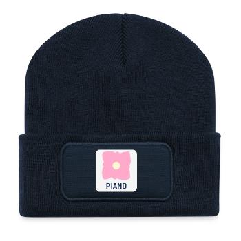 Plan - Recycelte Patch Beanie - French Navy - Vorne