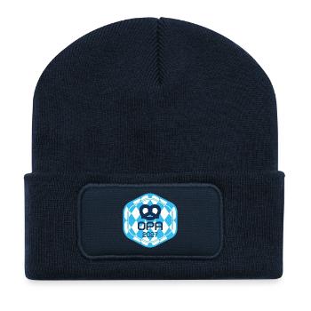 Bayerischer Opa 2027 - Recycelte Patch Beanie - French Navy - Vorne