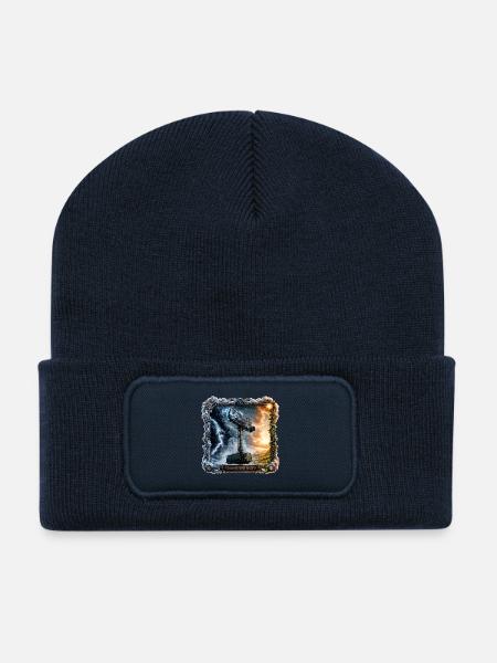 Wetterkontrolleur - Recycelte Patch Beanie - French Navy