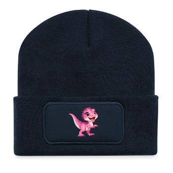 Greifvogel Rose Kawaii - Recycelte Patch Beanie - French Navy - Vorne