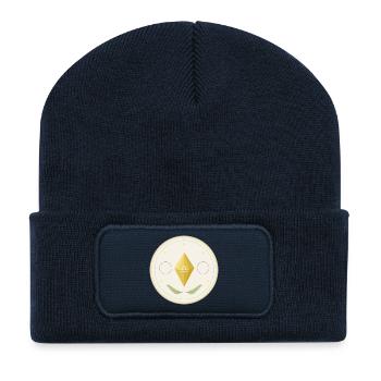 Waage - der schwebende Kristall - Recycelte Patch Beanie - French Navy - Vorne