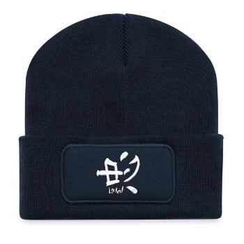 Loyalitätsbürsten-Logo - Recycelte Patch Beanie - French Navy - Vorne