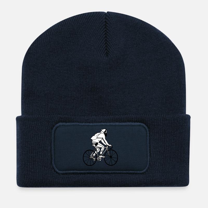 Hipster - Recycelte Patch Beanie - French Navy
